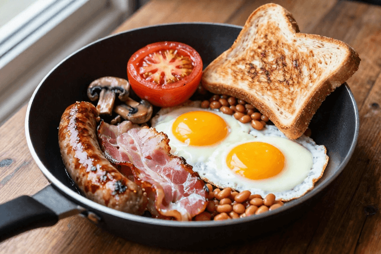 Full English Breakfast Plate