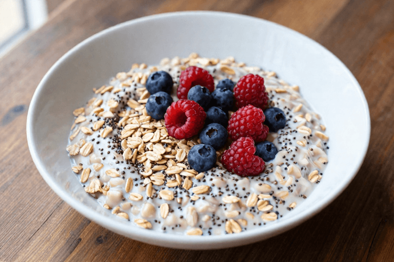 Overnight Oats with Berries