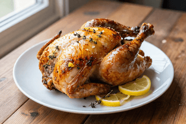 Roast Chicken with Lemon and Herbs