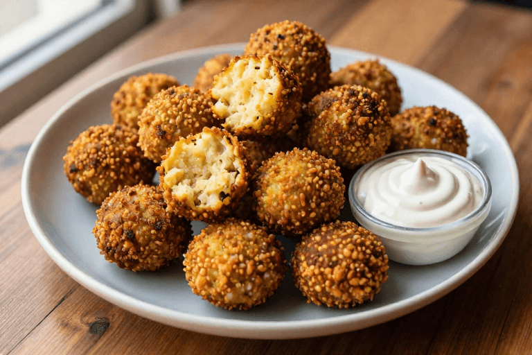 Falafel Pita with Tahini Sauce