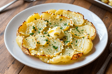 Garlic Butter Smashed Potatoes