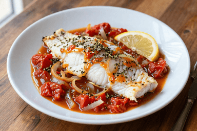 Greek Baked Fish Plaki