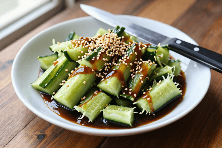 Smashed Cucumber Salad