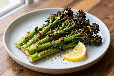 Roasted Broccolini with Chile and Lemon