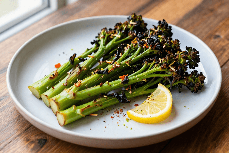 Roasted Broccolini with Chile and Lemon