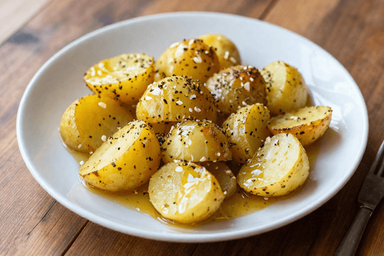 Greek Lemon Roasted Potatoes