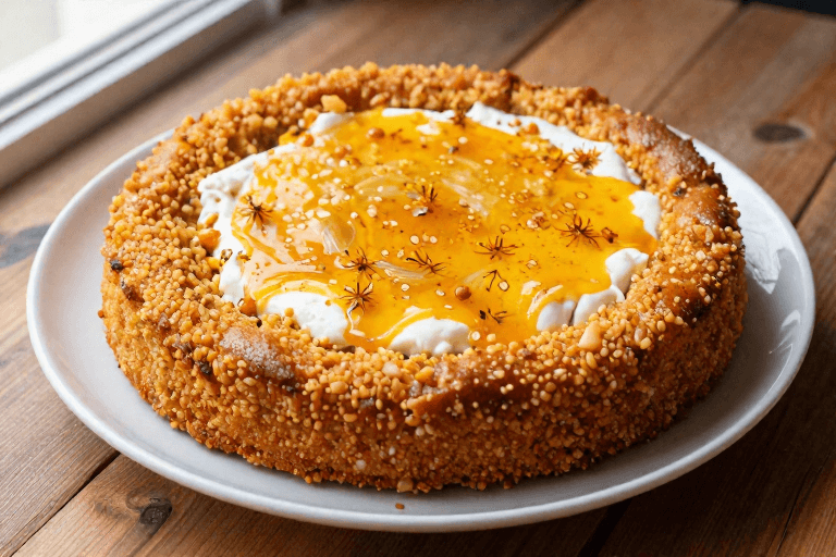 Orange Blossom Semolina Cake