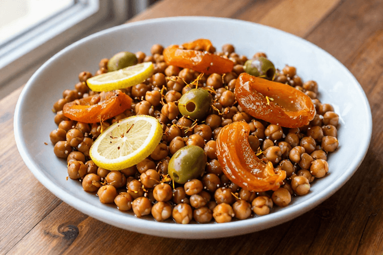 Chickpea and Apricot Tagine