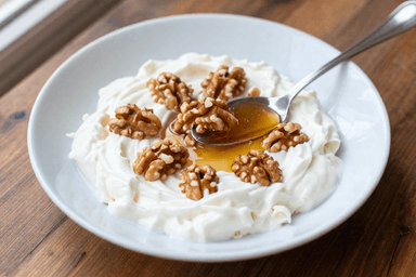 Greek Yogurt with Honey and Walnuts