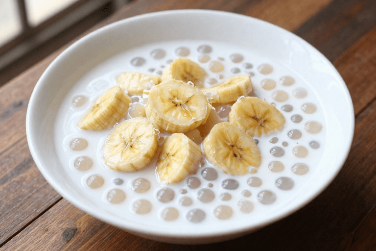 Che Chuoi Banana Coconut Pudding