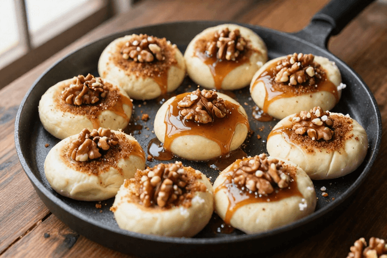 Hotteok Sweet Filled Pancakes